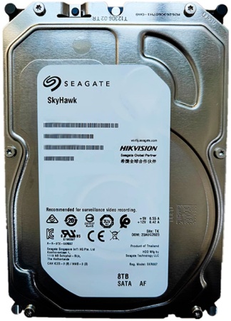 Купить Seagate SkyHawk HDD 8TB, SATA III, 3.5" (ST8000HKVS002)