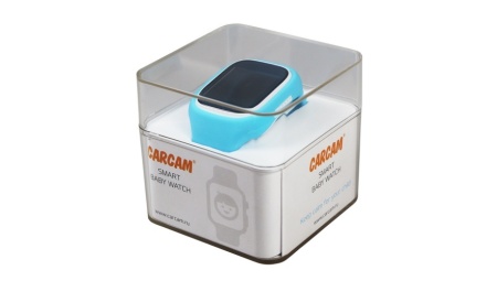 Детские часы с GPS CARCAM KIKO (голубые)