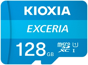 Купить KIOXIA EXCERIA ExtremeSpeed microSDXC UHS-I 128 GB U1 (LMEX1L128GC4)