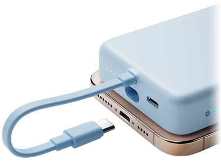 Купить Xiaomi Magnetic Power Bank with Built in Cable 10000mAh 33W (WPB1007MI) Blue