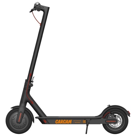 Купить электросамокат CARCAM ELECTRIC SCOOTER - BLACK с запасом хода 25 километров на скорости 25 км/ч