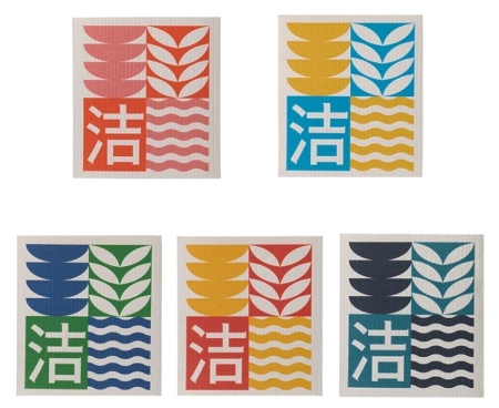 Купить Xiaomi Zhiwu Wood Pulp Cotton Rag Dishcloth (ZCQJ005-5) (5шт)