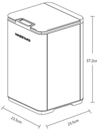 Купить Xiaomi Ninestars Waterproof Sensor Trash Can 10L  (DZT-10-35S) White