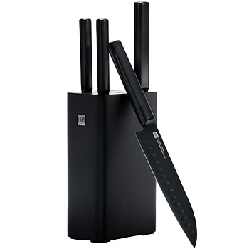 Купить набор кухонных ножей Xiaomi Huo Hou Heat Cool Black Non-Stick Knife Set (HU0076)