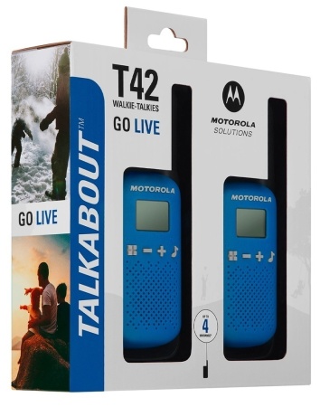 Комплект раций Motorola Talkabout T42 Twin Blue