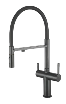 Купить Dominion Кухонный Смеситель С Гибким Изливом (KT0414-GA) Графит