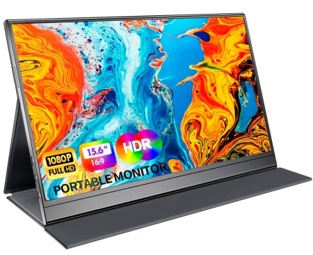 Купить 15.6'' Touch Screen 1080P IPS Portable Gaming Monitor USB-C HDMI for PC Laptop Xbox PS Phone