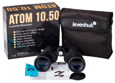 Купить Levenhuk Atom 10x50