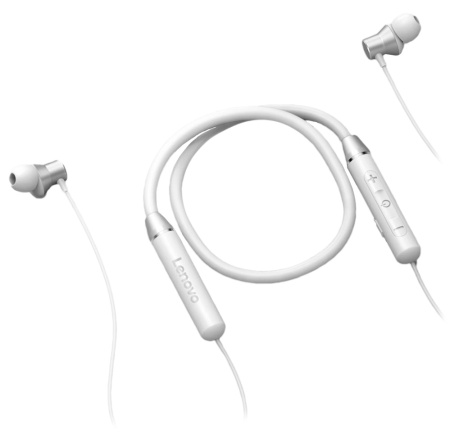 Купить Lenovo Neckband Earphone HE05 White