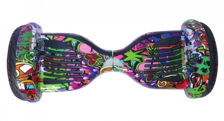 Купить гироскутер Гироскутер CARCAM SMART BALANCE Graffity Purple 10.5 с запасом хода 20 км на скорости до 20 км/ч