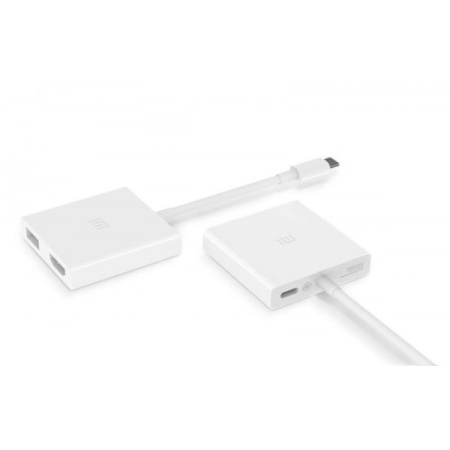 Адаптер-Хаб Xiaomi Mi USB-C to HDMI and Gigabit Ethernet Multi-Adapter - White