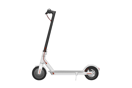 Купить электросамокат Xiaomi Mijia Electric Scooter M365 - белый с запасом хода 30 километров на скорости 25 км/ч