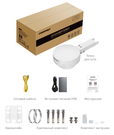 Купить COMFAST WiFi6 Outdoor High-power Wireless AP (CF-WA933)