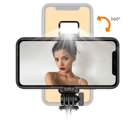 Купить Selfie Stick Tripod Bluetooth LED P20S