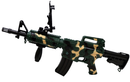 Автомат дополненной реальности Intelligent ar gun AR47-1 Camouflage green