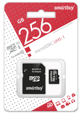 Купить карту памяти SmartBuy 256GB microSDXC Class10