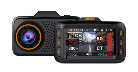 Автомобильный видеорегистратор с радар-детектором CARCAM HYBRID