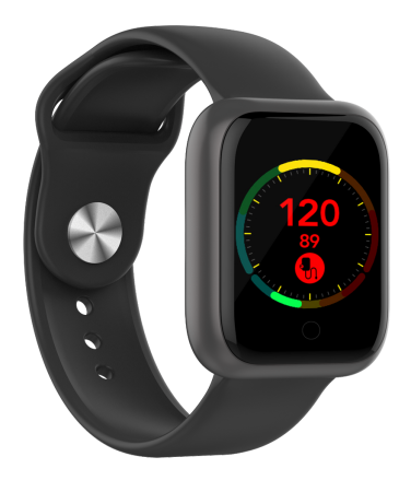 Часы CARCAM SMART WATCH GT1 - BLACK, Силикон