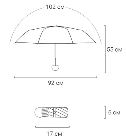 Купить Xiaomi Zuodu Fashionable Umbrella Yellow