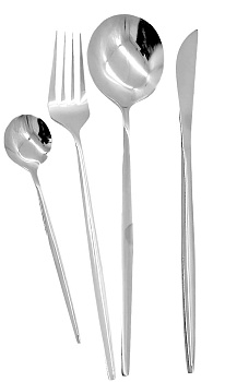 Купить набор столовых приборов Xiaomi Maison Maxx Modern Flatware Set Silver