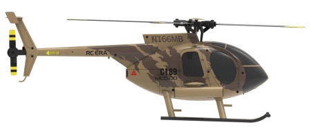 Купить RC ERA C189 MD500 Gyro Stabilized Helicopter Military camouflage 