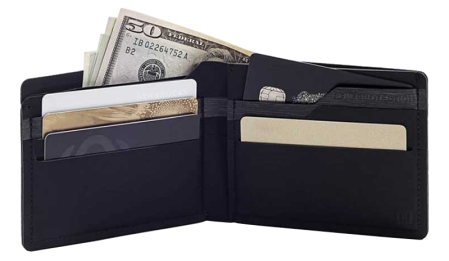 Компактный кошелек с защитой от RFID-сигналов Xiaomi 90 Points Light Anti-Theft Wallet Black