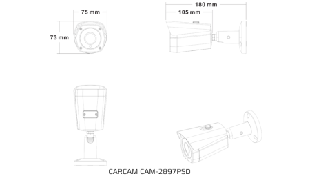 Сетевая IP-камера видеонаблюдения CARCAM CAM-2897PSD