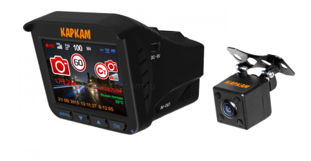 Автомобильный видеорегистратор с радар-детектором КАРКАМ КОМБО 3S