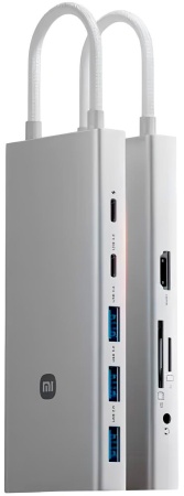 Купить Xiaomi Type-C 10-in-1 Docking Station (XMTIO01YM) Silver