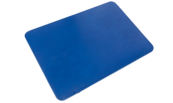 Коврик для мыши с функцией беспроводной зарядки для смартфонов Wireless Charging Mouse PAD RS-10 синий