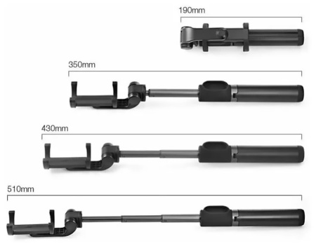 Купить Xiaomi Mi Selfie Stick Tripod Black EU (XMZPG01YM)