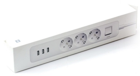 Купить Xiaomi Mi Power Strip (3 розетки +3 USB порта) (XMCXB04QM) White