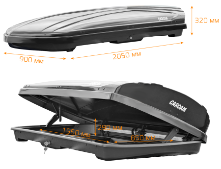 Купить CARCAM ROOF BOX 370L (CC3033) Black