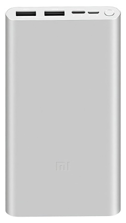Купить Xiaomi Mi Power Bank 3 10000 mAh Silver (PLM13ZM)