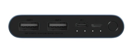 Купить Xiaomi Mi Power Bank 3 10000 mAh Dark Blue (PLM13ZM) 