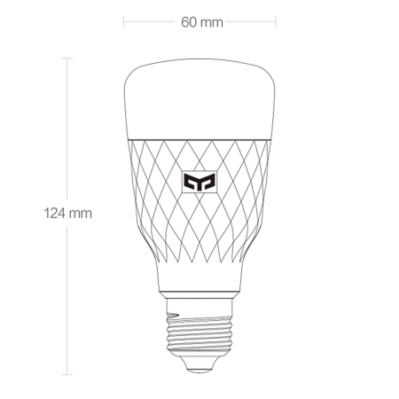 Купить WI-FI лампу Yeelight LED Light Bulb 1S