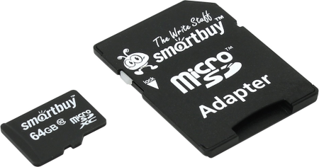 Карта памяти SmartBuy 64GB microSDXC Class10