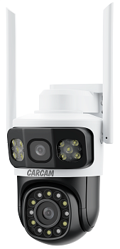 Купить CARCAM 4MP Outdoor PTZ Triple View Camera V380BP7-WIFI