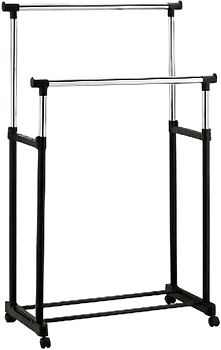 Купить Double-Pole Telescopic Clothes Rack