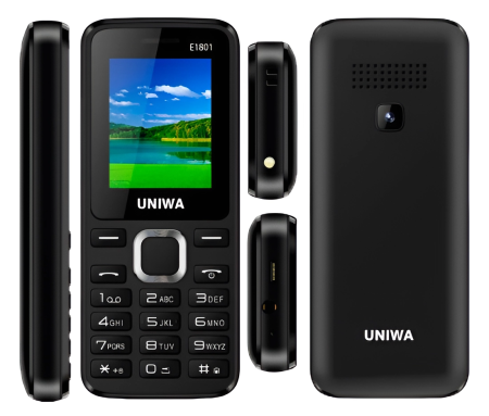 Купить UNIWA E1801 Dual SIM Black