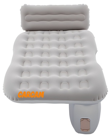 Купить CARCAM Inflatable Back Seat Auto Airbed, Auto Air Pump, Repair Kit, 135x85 cm. (CCMTE1750) Gray