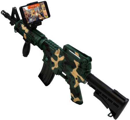 Автомат дополненной реальности Intelligent ar gun AR47-1 Camouflage green