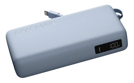 Купить Xiaomi Mi Power Bank With Cable USB-C 20000mAh 67W (PB2067) Light Blue