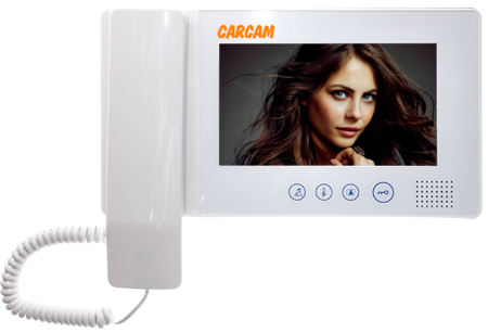 Видеодомофон CARCAM DW-714 позволяющий слышать и видеть посетителя