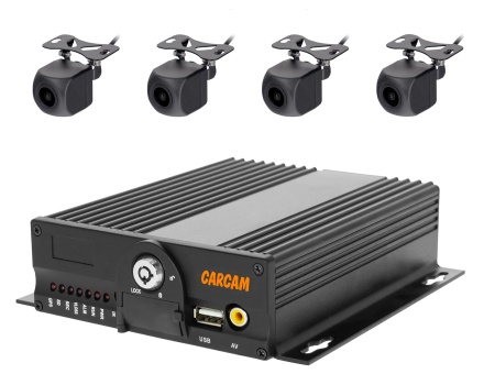 Купить Комплект мониторинга транспорта CARCAM MVR KIT 4422/141X4