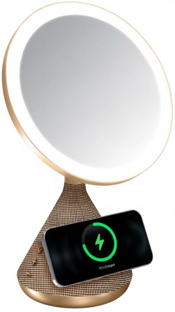 Купить SenCiciMen Multi Functional Mirror with Speaker and Magsafe Charger (SCMW02243) Gold