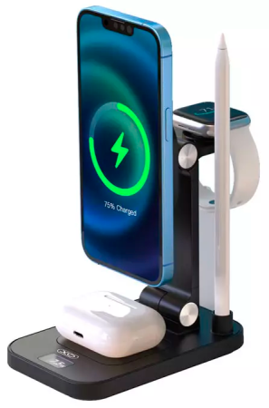 Купить XO 4-in-1 Magnetic Wireless Charging Stand 15W (TK-23)