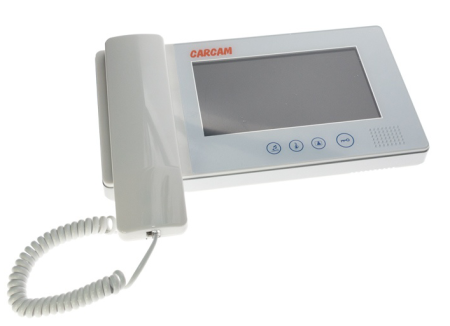 Видеодомофон CARCAM DW-714 позволяющий слышать и видеть посетителя