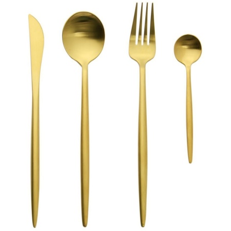 Купить набор столовых приборов Xiaomi Maison Maxx Modern Flatware Set Gold