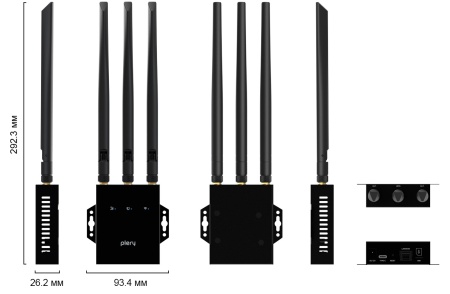 Купить Plery Industrial 4G Router (WS-G R-802) EAU